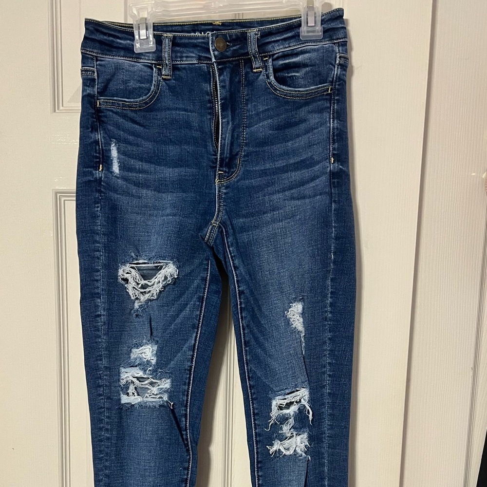 American Eagle Ripped Jean Short